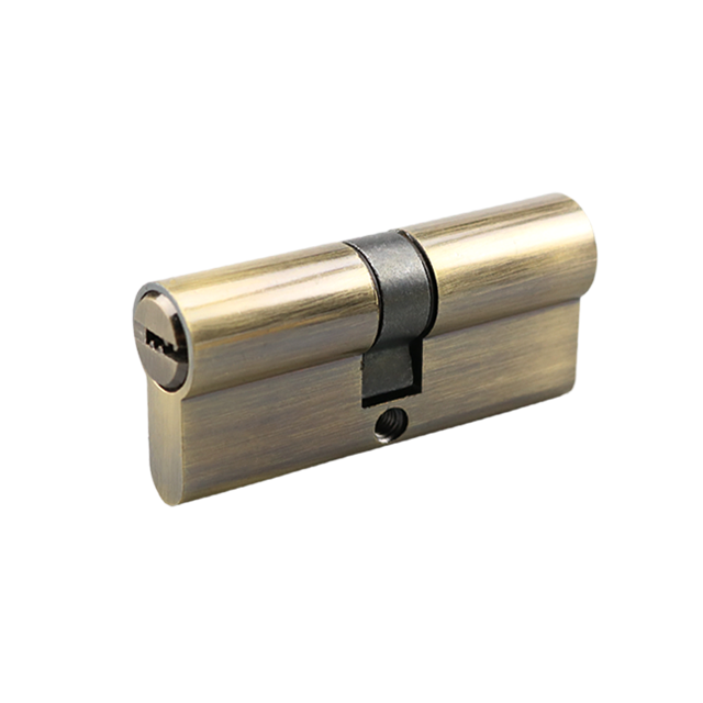 Cheap price cylinder lock with computer keys double open door lock cylinder
