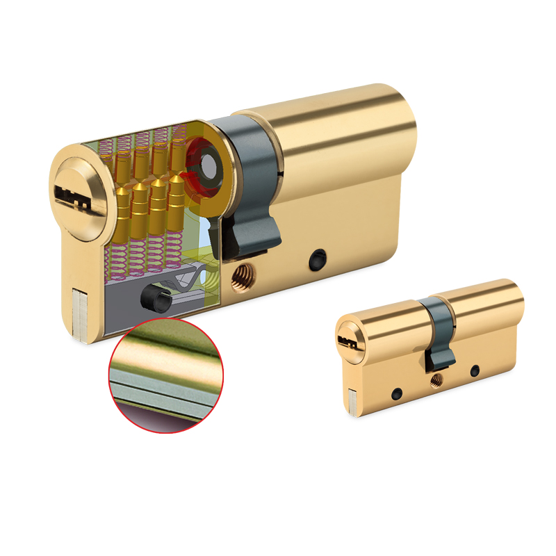 Anti Snap Brass Door Lock Cylinder